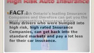 Cheap High Risk Auto Insurance Toronto - Toronto Insurance Solutions