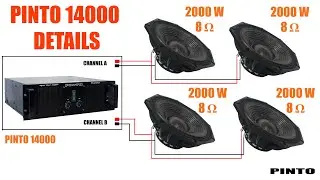 PINTO 14000 AMPLIFIER FEATURES & DETAILS || PINTO ELECTRONICS ||