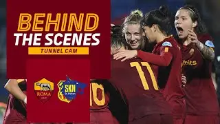 ⛈️ UNA TEMPESTA DI GOL! 🟨🟥 ROMA v ST POLTEN 👀 UWCL TUNNELCAM 2022-23