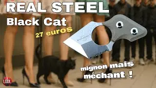 REAL STEEL Black Cat : le pendentif porte bonheur utile, m&eacute;chant et pas cher  !!!