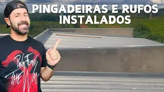 O TELHADO DA CASA FICOU UM CAPRICHO COM AS PINGADEIRAS E RUFOS INSTALADOS | SÍTIO DO ZERO