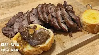 Classic Beef Stew with Cheese Bread Recipe | How to Make The Easiest Way