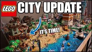 LEGO City Update! Placing the Old Fishing Store! Batman, Books, & Birds!