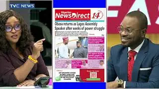 TVCN Newspaper Review: Obasa Returns As Lagos Assembly Speaker After Weeks Of Power Struggle