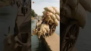 The baby monkey 🐒 water 🌊 say ox 🐃