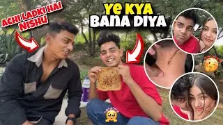 NISHU ने BANAYE PARATHE 😍❤️ || ABID हुआ KHUSH 😀🥰 || NITISHA 09