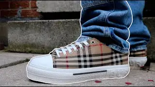 IS BURBERRY BACK?! Burberry Checker Lace-Up Sneaker (ON FOOT)