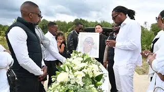 Les obs&egrave;ques de Patrice KOUAMA au cimeti&egrave;re de Bondoufle