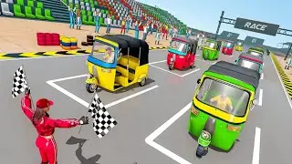 Tuk Tuk Auto Rickshaw Racing All Levels Gameplay iOS Android Game 🛺🚔🏍