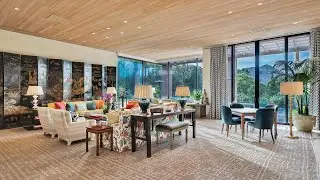 $6,250,000! Exquisite estate in Indian Wells has a beautiful courtyard with lush landscape