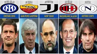 LIST COACH ITALIAN SERIE A LEAGUE 2025-2026 || SERIE A LEAGUE COACHES 2025-2026