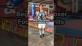 Boxer footwork drills #boxing #combatsports #fitness #boxingtraining #boxingdrills #boxingworkout