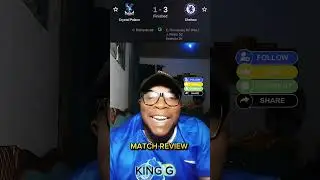 crystal palace vs chelsea:  match review.  #footballmatch #footballgame #premierleague #chelsea