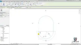 ريفيت 2021: 7. رسم الأقواس بتحديد البداية والنهاية ونصف القطر Sketching Arcs with Start End Radius
