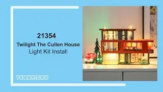 Yeabricks Light kit Install in the Lego Twilight The Cullen House 21354