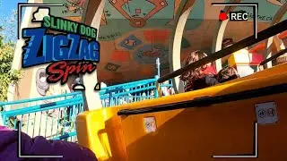 On ride POV Slinky Dog Zigzag Spin at Walt Disney Studio Park! 