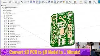 Turning an Eagle CAD PCB to Fusion 360 3D Model