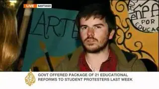 Chilean students demand education reform