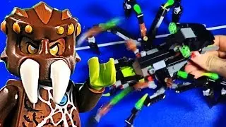 LEGO Chima Sparratus Spider Stalker 70130 from 2014. A Legends of Chima LEGO Animation Video.