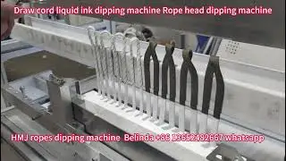 Draw cord dipping machine Rope head water based ink dipping machine silicone ink tipping machine