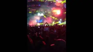 Krewella light show edc nyc 2014