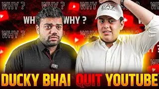 Ducky Bhai Quit YouTube! 😱😱 | TZ Qna