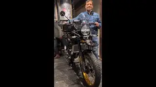 Finally got delivery of Himalayan 450 #himalayan450 #royalenfield #royalenfieldhimalayan