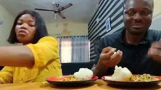  Very Hilarious speed eating challenge | AFRICAN FOOD MUKBANG ASMR FUFU AND DELICIOUS EGUSI SOUP 