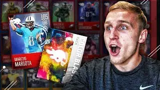 COLOR BLAST PACKS AND 105 BOSS MARIOTA! Madden Mobile 18