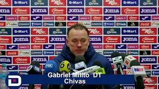 Es un equipo que te hacer jugar incomodo: Gabriel Milito  DT Chivas