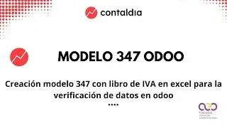 Odoo Model 347 with VAT ledger in Excel for verification