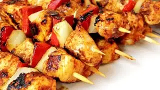 Brochetas de pollo