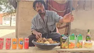 Father Ankrah in love with Food🤣