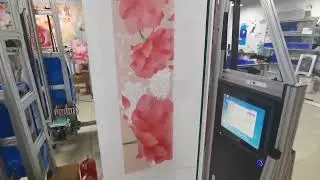 High Resolution White UV ink Think Wheel Wall Printer