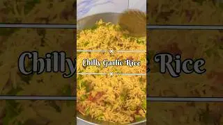 Spicy Chilli 🌶️ Garlic Rice Recipe | Perfect Lunch & Dinner | #trending #rice #viral