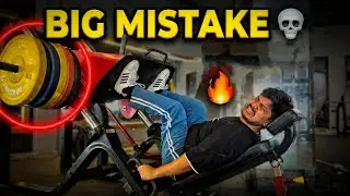 This Leg Press Set Was a Big Mistake 💀 | Shoulder + Leg Day