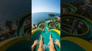 POV: A Full-Speed Water Slide Drop 💦