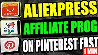 AliExpress Affiliate Program On PinTerest Tutorial (2025)