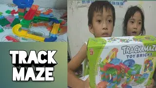 Распаковка игрушечных кубиков Track Maze