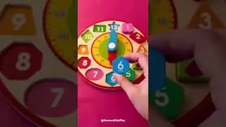Learn to Tell Time! #educational #preschool #play #sensorylearning #sensoryactivity @melissaanddoug