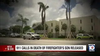 911 calls released in death of firefighter's son in unauthorized training accident