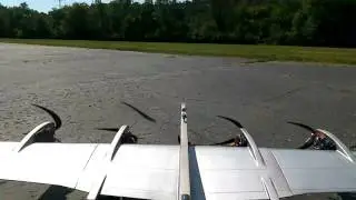 CL Profile Scale B-29 - Airborne video from the Vertical fin