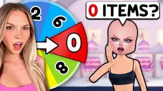 Wheel PICKS How Many ITEMS I Wear in Dress to Impress