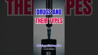 Drugs and Their Types 💊 #drugsafety #drugawareness #saynotodrugs #healthymindhealthybody