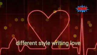 Different style writing love 👇😳😳 #artwithdeva
