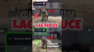 ✅Best Animation Blend Settings in CODM BR🔥💯Codmobile Tips and Tricks #shorts #codmbr #codmiphone