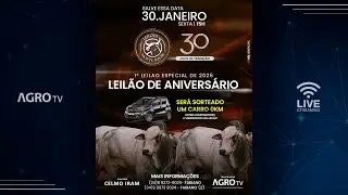 LEILÃO ESPECIAL DE ANIVERSARIO LEILÕES MONTE ALEGRE - 30/01/2026