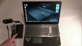 ASUS G75 Laptop Overview and Boot Up (Best Buy Version VW-BBK5)