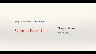 Chrome Mute Tab