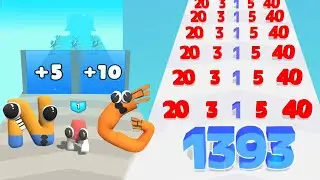 Merge Alphabet 3D Run | Number Master - Best Mobile Games All Levels Gameplay Walkthrough NEW UPDATE